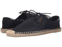 UK Soludos Espadrille Sandals for Men - Derby Lace-Up Mesh - Mesh Black Sale Online